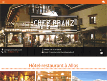 Tablet Screenshot of hotel-franz.com
